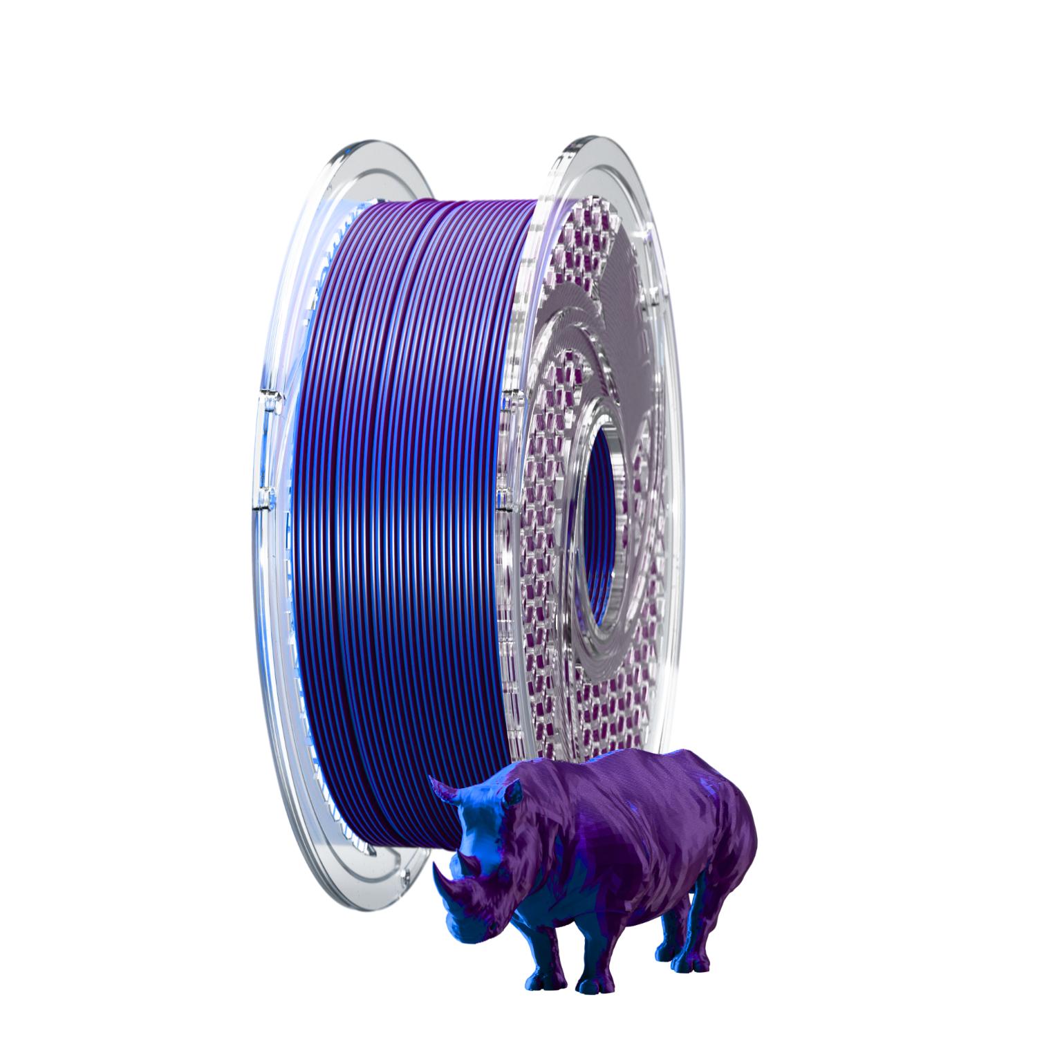 Dual Silk PLA Filament 750g,1.75mm