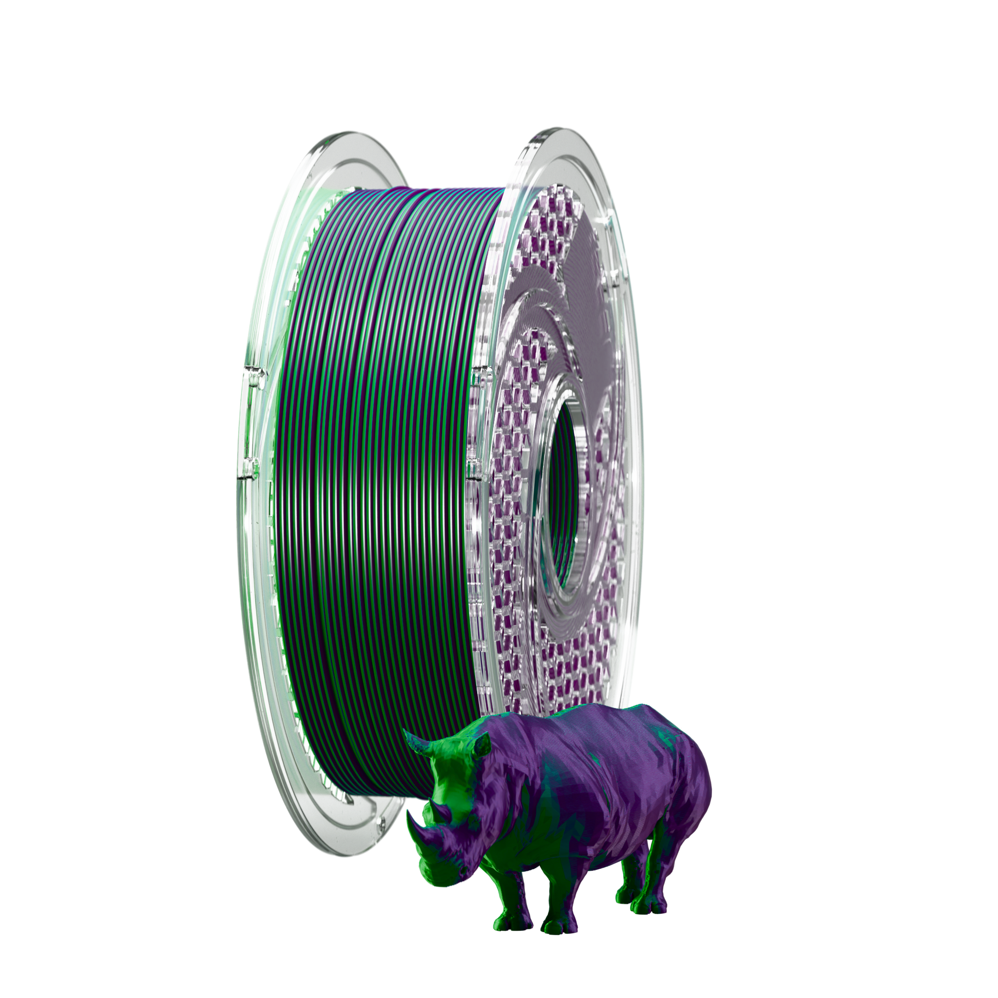 Dual Silk PLA Filament 750g,1.75mm