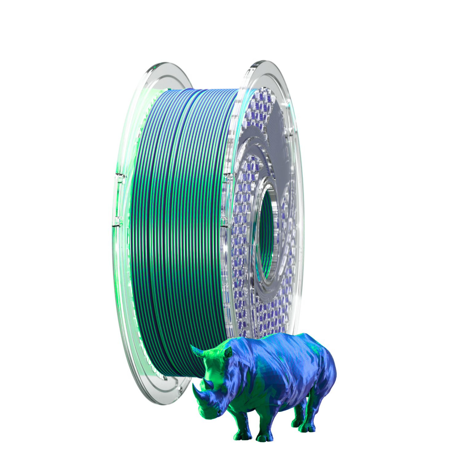 Dual Silk PLA Filament 750g,1.75mm