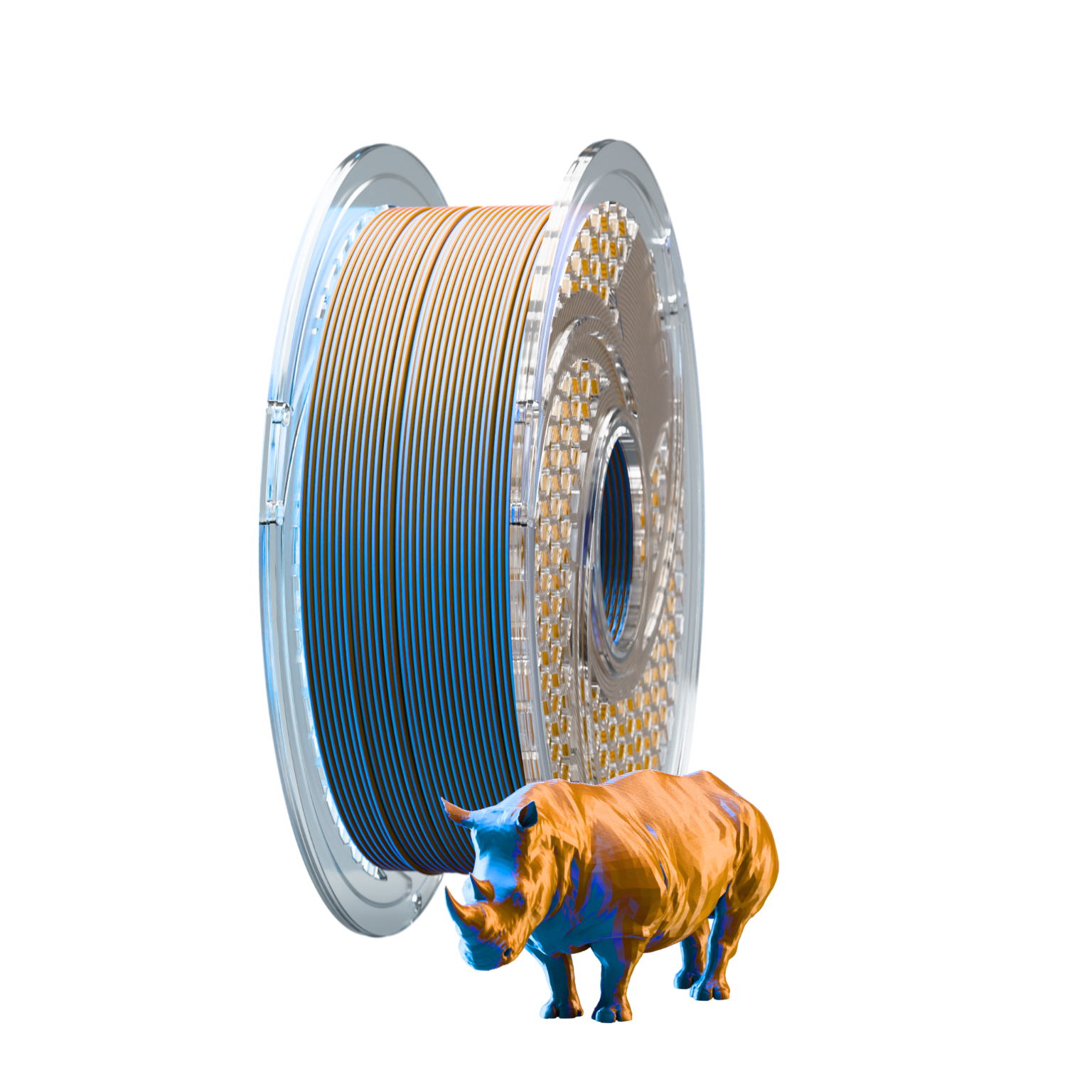 Dual Silk PLA Filament 750g,1.75mm