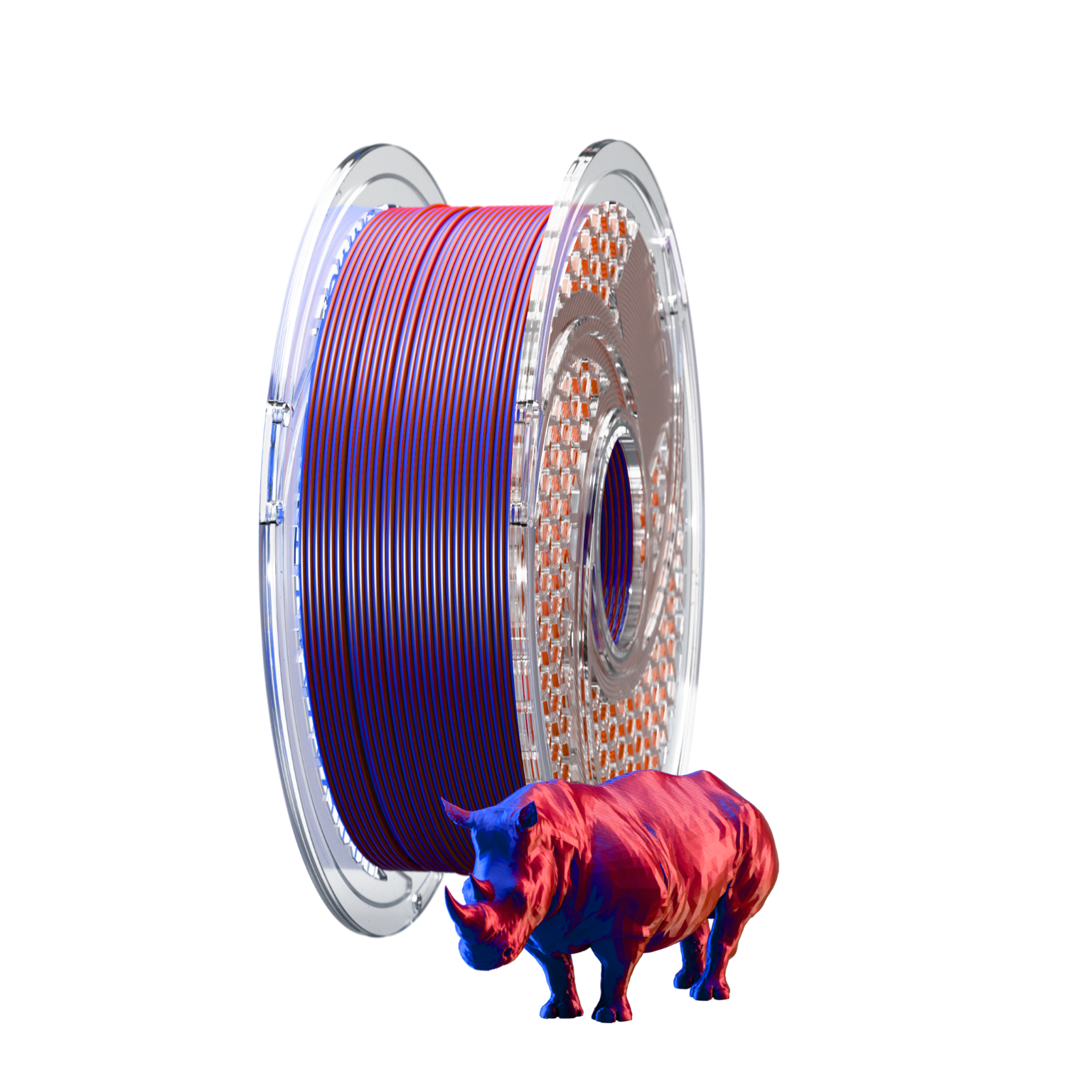 Dual Silk PLA Filament 750g,1.75mm